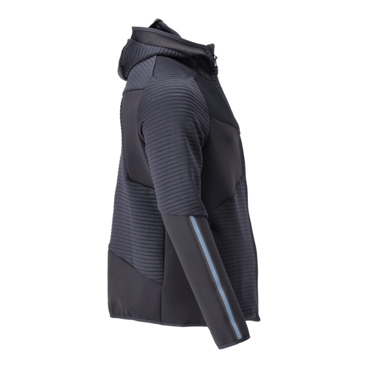 Mascot Fleecepullover Microfleecejacke Kapuze Reißverschluss 3XL schwarzblau