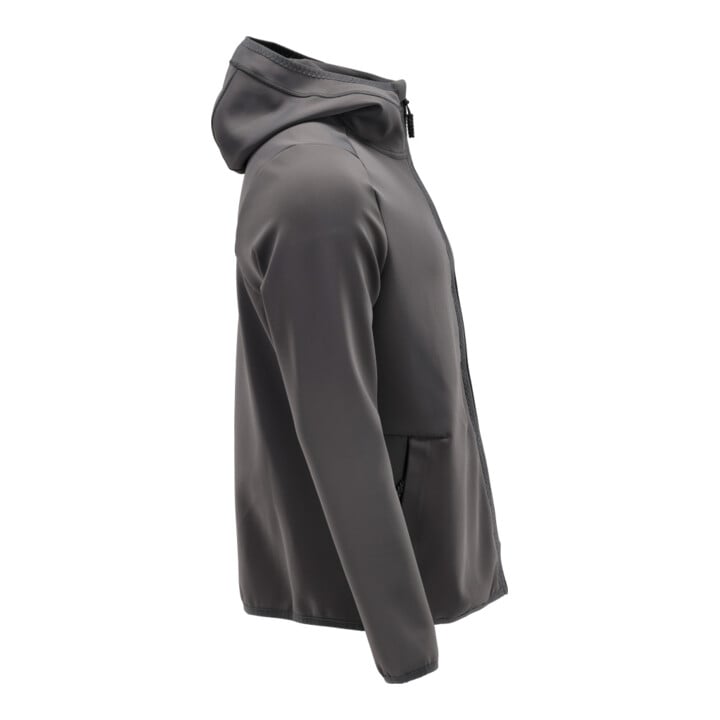 Mascot Fleecepullover Microfleecejacke Kapuze Reißverschluss Anthrazitgrau Größe S