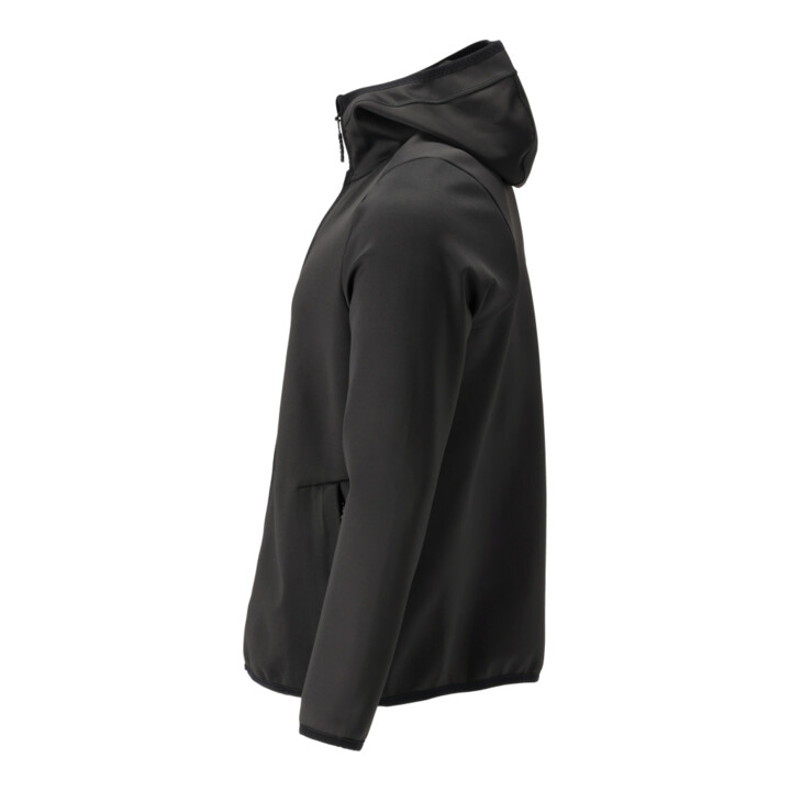 Mascot Fleecepullover Microfleecejacke Kapuze Reißverschluss Größe L schwarz