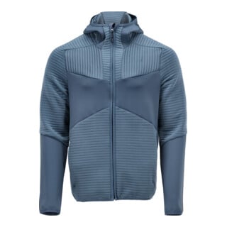 Mascot Fleecepullover Microfleecejacke Kapuze Reißverschluss Größe L steinblau