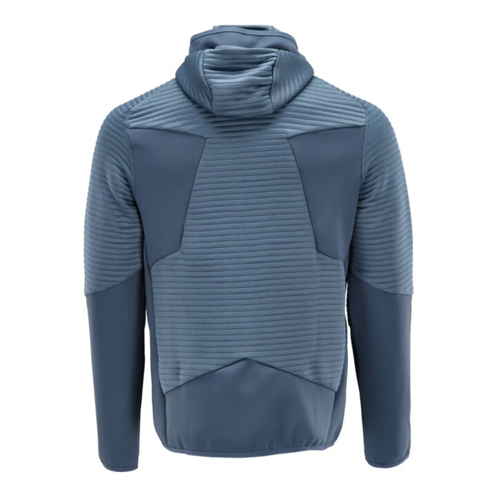 Mascot Fleecepullover Microfleecejacke Kapuze Reißverschluss Größe L steinblau