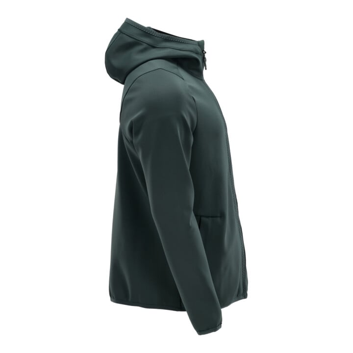 Mascot Fleecepullover Microfleecejacke Kapuze Reißverschluss Größe L waldgrün