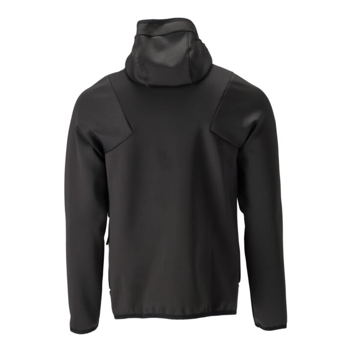 Mascot Fleecepullover Microfleecejacke Kapuze Reißverschluss Größe M schwarz