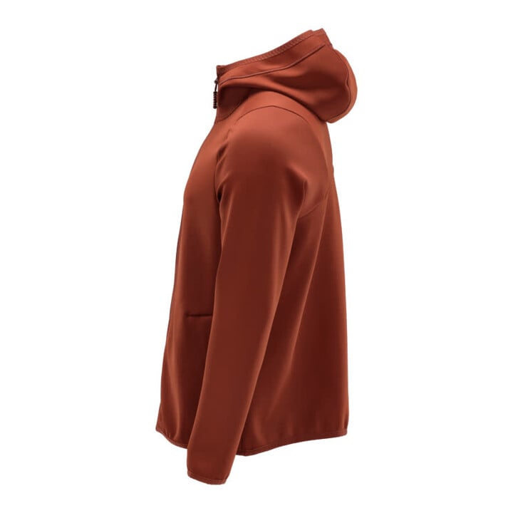 Mascot Fleecepullover Microfleecejacke Kapuze Reißverschluss Herbstrot XL