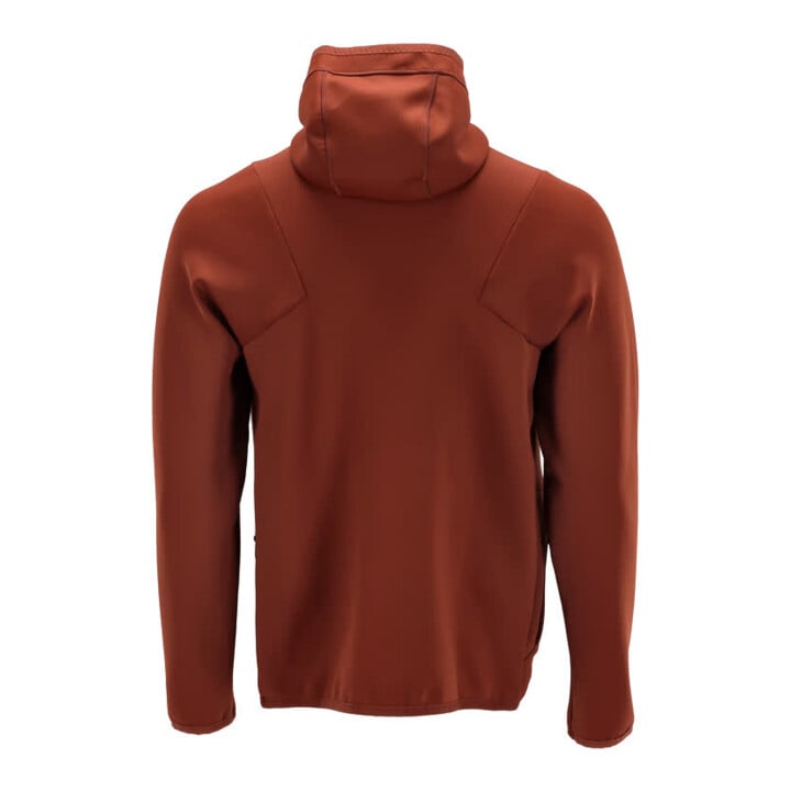 Mascot Fleecepullover Microfleecejacke Kapuze Reißverschluss Herbstrot XL