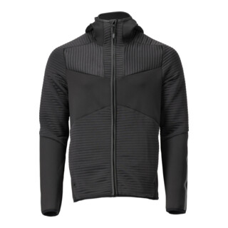 Mascot Fleecepullover Microfleecejacke Kapuze Reißverschluss schwarz XS
