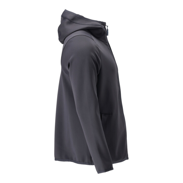 Mascot Fleecepullover Microfleecejacke Kapuze Reißverschluss schwarzblau Gr. S