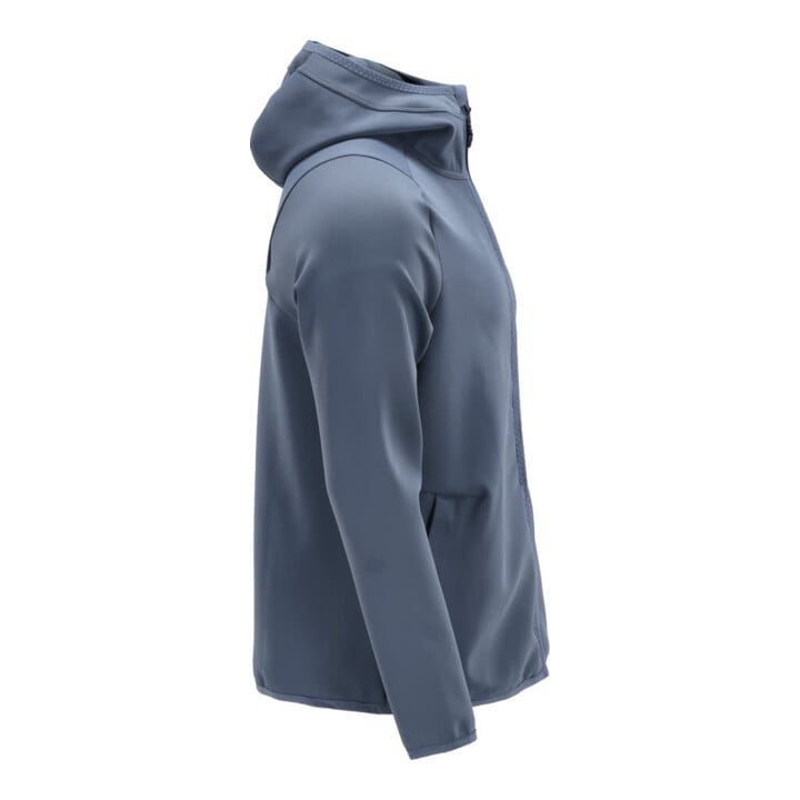 Mascot Fleecepullover Microfleecejacke Kapuze Reißverschluss steinblau 2XL