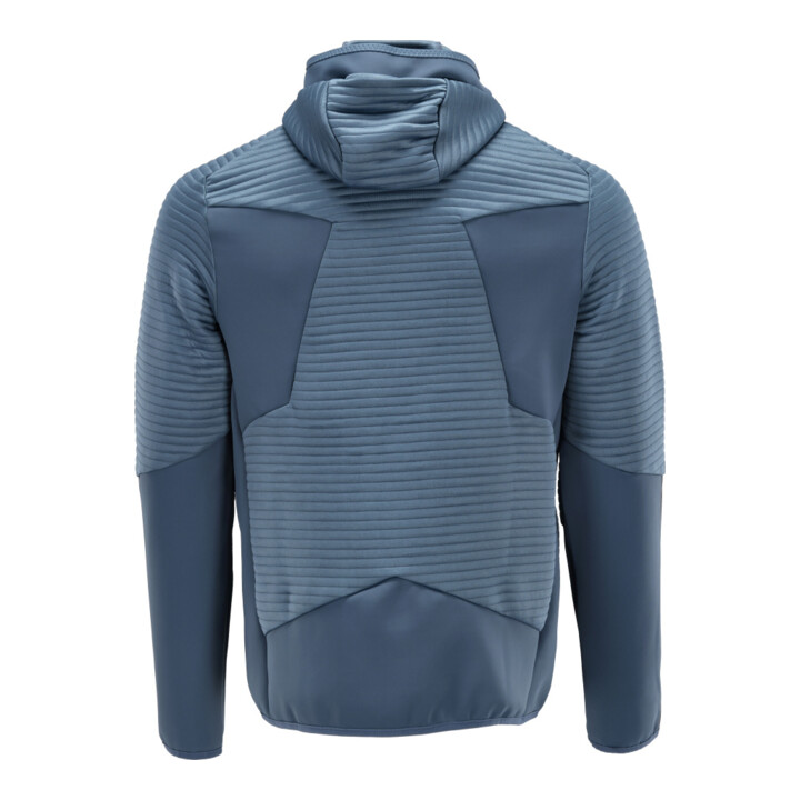 Mascot Fleecepullover Microfleecejacke Kapuze Reißverschluss steinblau 3XL