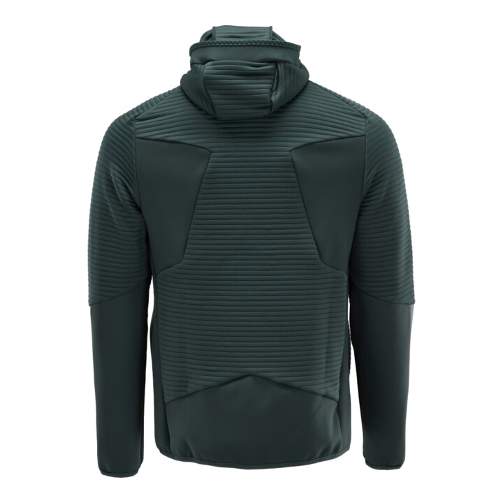 Mascot Fleecepullover Microfleecejacke Kapuze Reißverschluss waldgrün Größe M