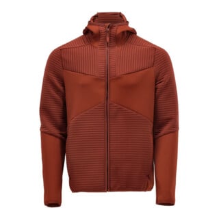 Mascot Fleecepullover Microfleecejacke Kapuze Reißverschluss XL Herbstrot