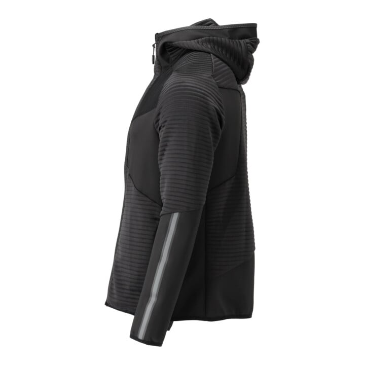 Mascot Fleecepullover Microfleecejacke Kapuze Reißverschluss XL schwarz