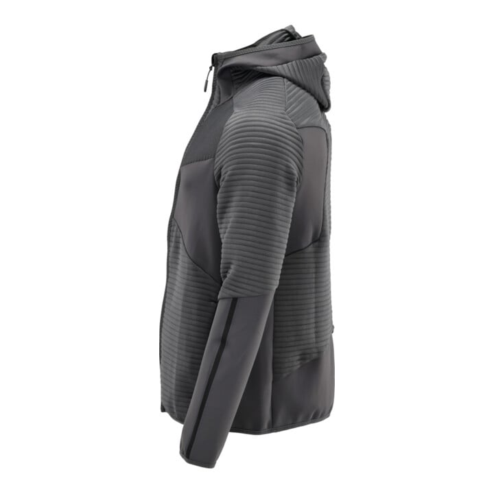 Mascot Fleecepullover Microfleecejacke Kapuze Reißverschluss XS Anthrazitgrau