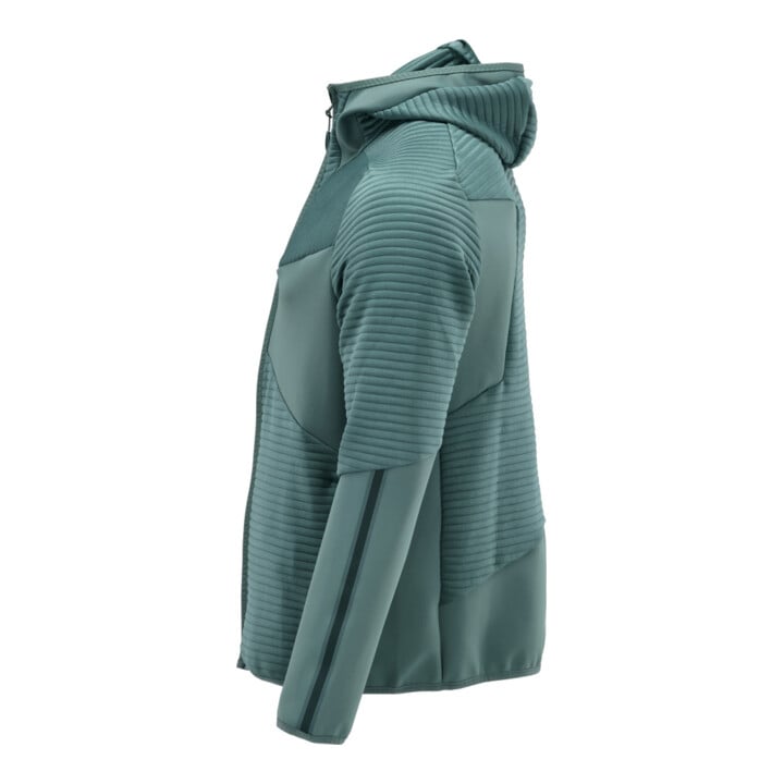 Mascot Fleecepullover Microfleecejacke Kapuze Reißverschluss XS helles Waldgrün