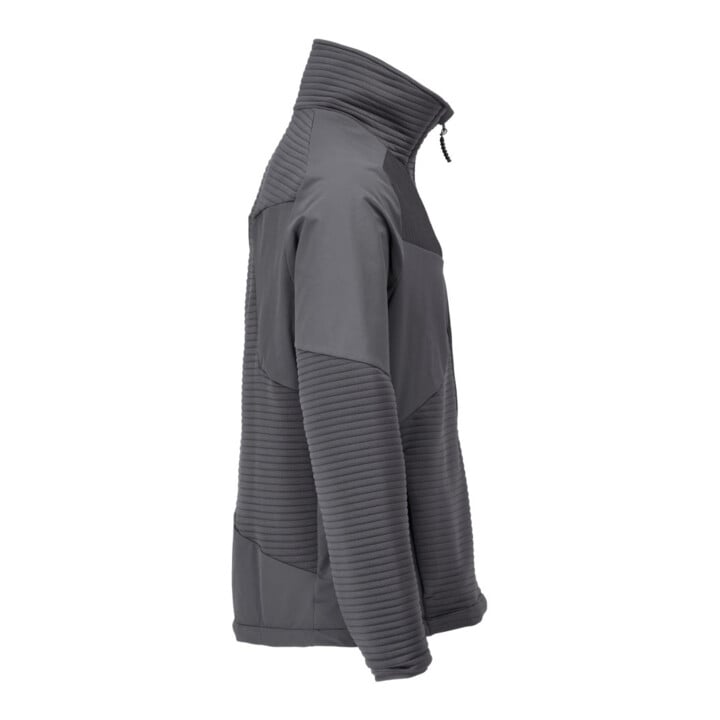 Mascot Fleecepullover Microfleecejacke kurz Reißverschluss Anthrazitgrau Gr. L