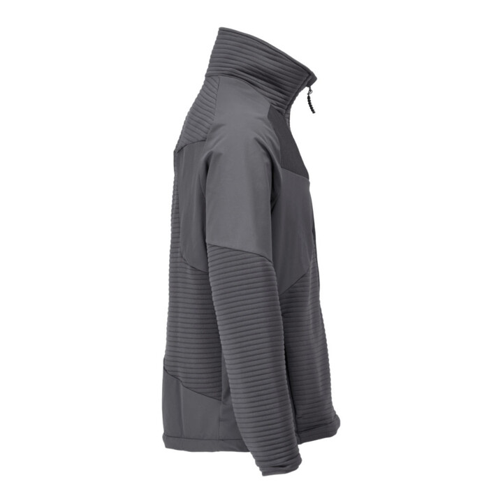 Mascot Fleecepullover Microfleecejacke kurz Reißverschluss Anthrazitgrau Gr. M
