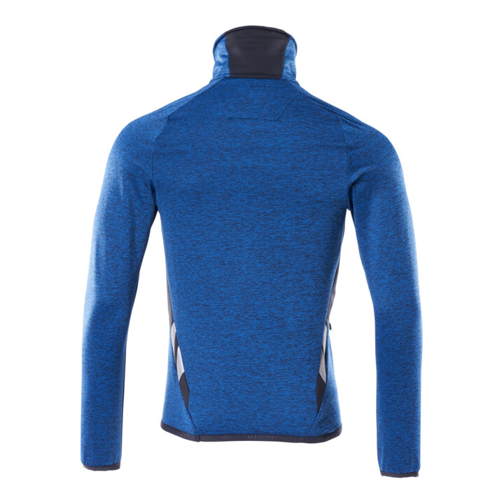 Mascot Fleecepullover Microfleecejacke kurz Reißverschluss azurblau/schwarzblau Gr. L