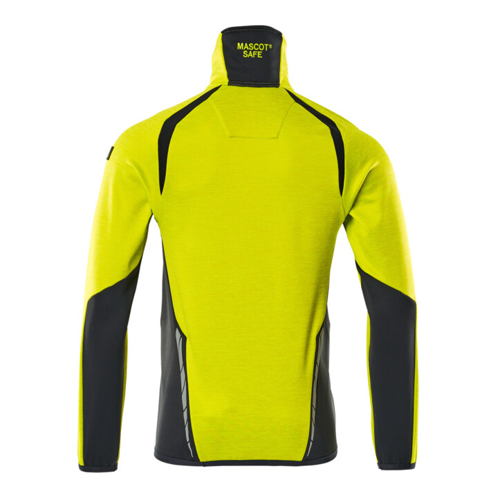 Mascot Fleecepullover Microfleecejacke L hi-vis gelb/schwarzblau