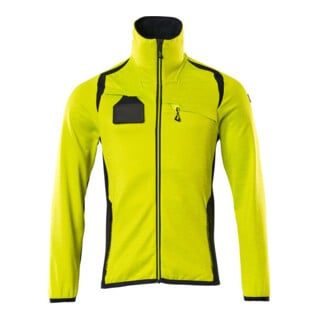 Mascot Fleecepullover Microfleecejacke M hi-vis gelb/schwarzblau