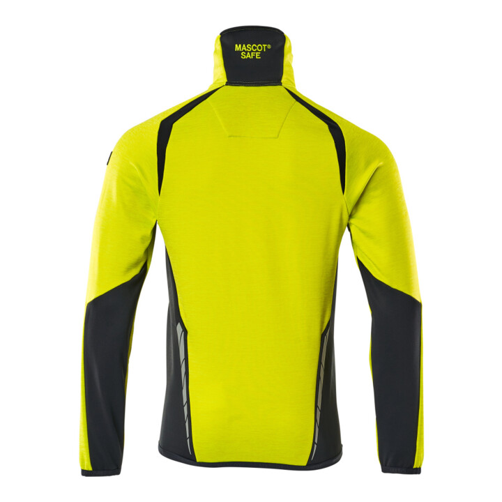 Mascot Fleecepullover Microfleecejacke M hi-vis gelb/schwarzblau