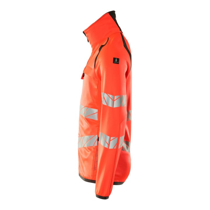 Mascot Fleecepullover Microfleecejacke M hi-vis rot/dunkelanthrazit
