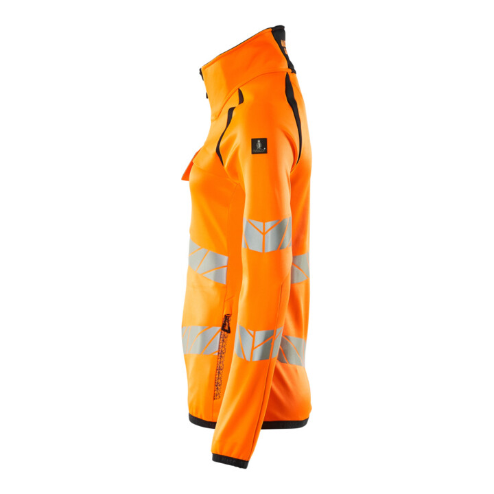 Mascot Fleecepullover Microfleecejacke Multisafe 2XL hi-vis orange/schwarzblau