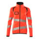 Mascot Fleecepullover Microfleecejacke Multisafe 3XL Hi-vis rot/schwarzblau