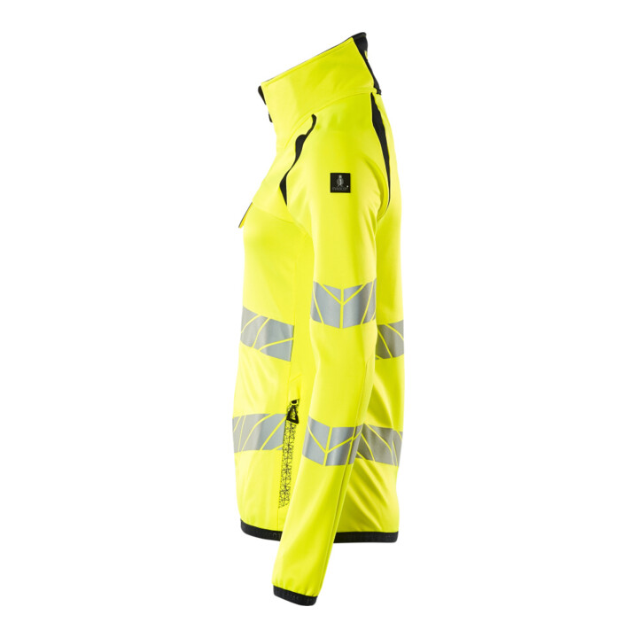 Mascot Fleecepullover Microfleecejacke Multisafe Damen 2XL hi-vis gelb/schwarzblau