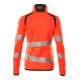 Mascot Fleecepullover Microfleecejacke Multisafe Damen 2XL Hi-vis rot/schwarzblau