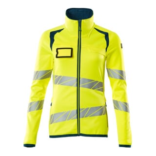 Mascot Fleecepullover Microfleecejacke Multisafe Damen hi-vis gelb/dunkelpetroleum Größe M