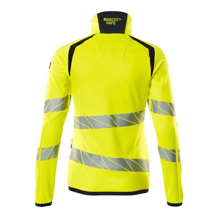 Mascot Fleecepullover Microfleecejacke Multisafe Damen hi-vis gelb/schwarzblau XL