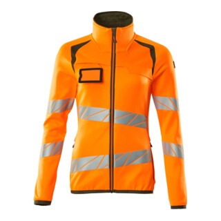 Mascot Fleecepullover Microfleecejacke Multisafe Damen hi-vis orange/moosgrün S