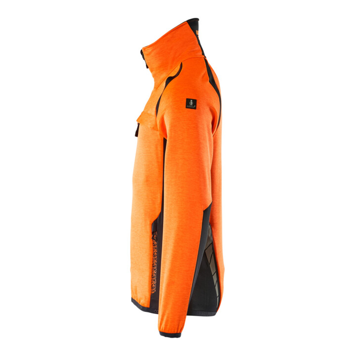 Mascot Fleecepullover Microfleecejacke S hi-vis orange/schwarzblau