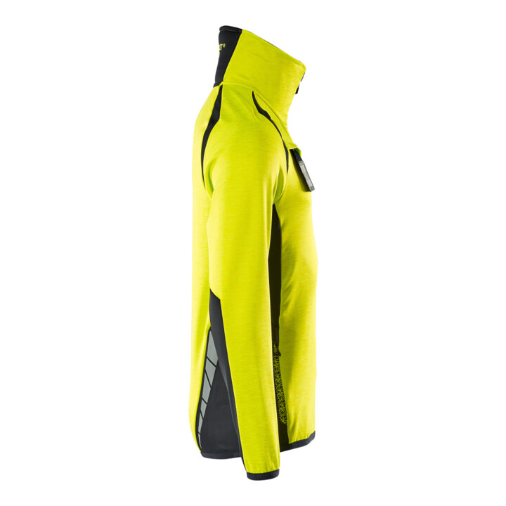 Mascot Fleecepullover Microfleecejacke XL hi-vis gelb/schwarzblau