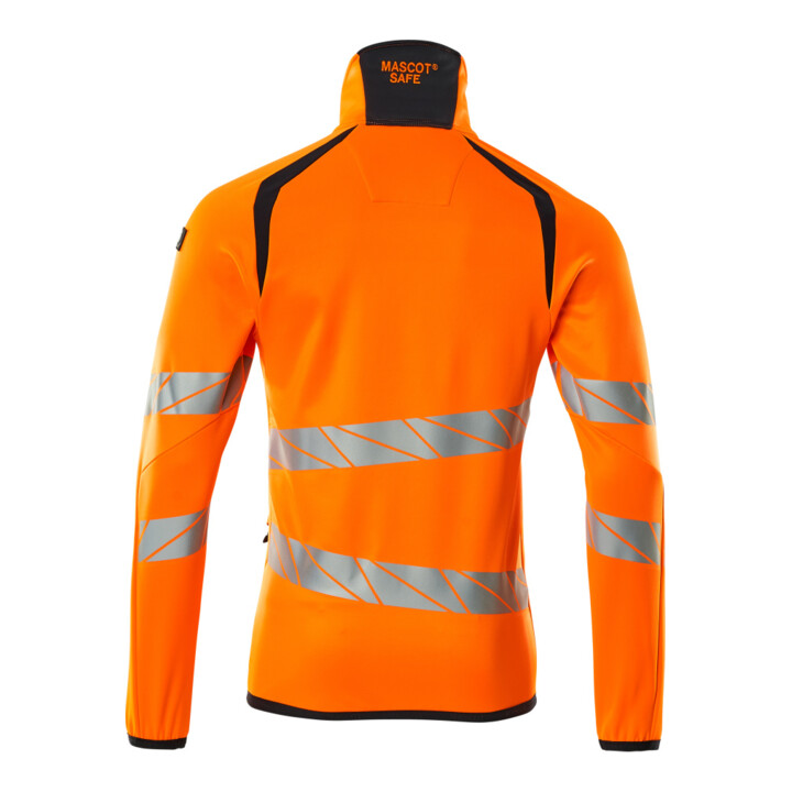 Mascot Fleecepullover Microfleecejacke XL hi-vis orange/schwarzblau