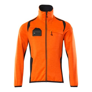 Mascot Fleecepullover Microfleecejacke XL hi-vis orange/schwarzblau