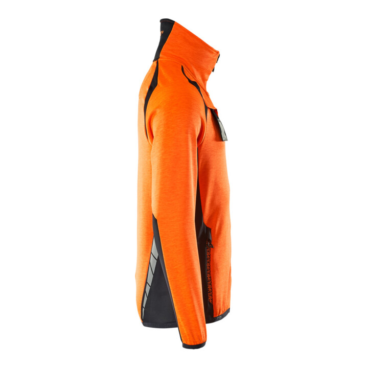 Mascot Fleecepullover Microfleecejacke XL hi-vis orange/schwarzblau