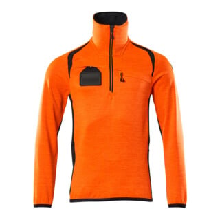 Mascot Fleecepullover Microfleecejacke XL hi-vis orange/schwarzblau