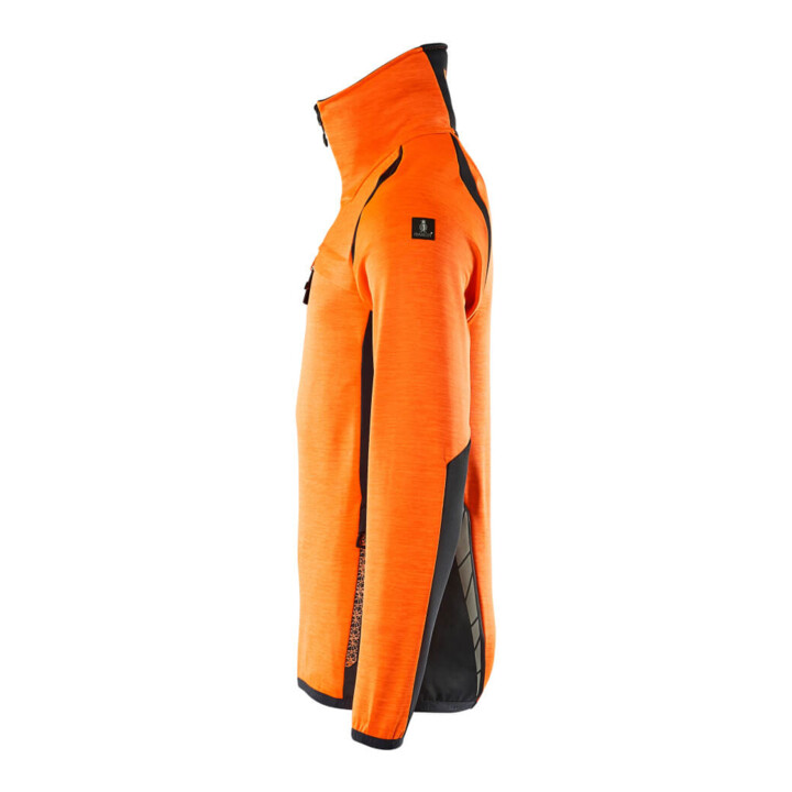 Mascot Fleecepullover Microfleecejacke XL hi-vis orange/schwarzblau