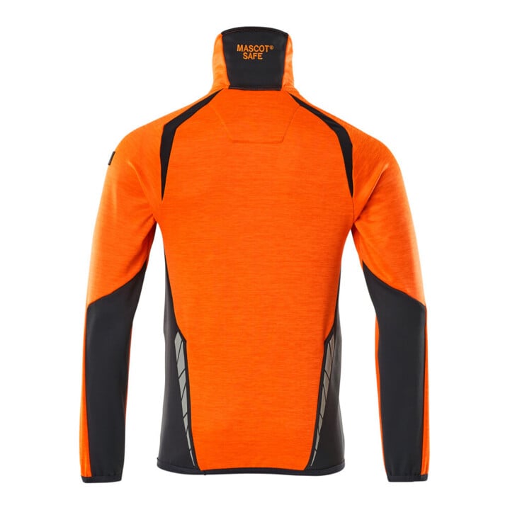 Mascot Fleecepullover Microfleecejacke XL hi-vis orange/schwarzblau