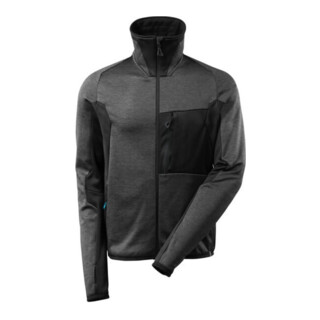 Mascot Fleecepullover mit Reißverschluss Microfleecejacke dunkelanthrazit/schwarz