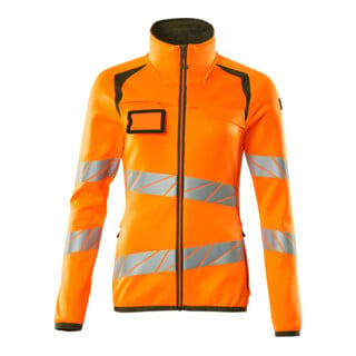 Mascot Fleecepullover Multisafe Damen hi-vis orange/moosgrün XL