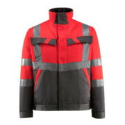 Mascot Arbeitsjacke Forster hi-vis rot/dunkelanthrazit-1