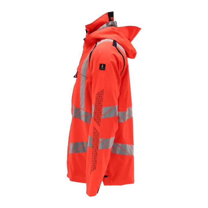 Mascot Hard Shell Jacke 2XL Hi-vis rot/schwarzblau leicht gefüttert