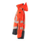 Mascot Hard Shell Jacke 2XL Hi-vis rot/schwarzblau leicht gefüttert