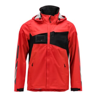 Mascot Hard Shell Jacke 2XL verkehrsrot schwarz geringes Gewicht