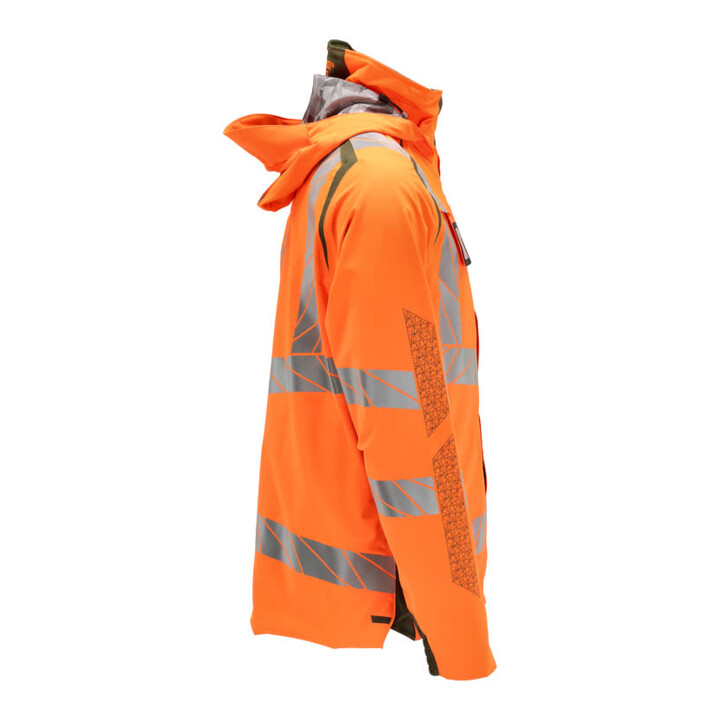 Mascot Hard Shell Jacke 3XL hi-vis orange/moosgrün leicht gefüttert