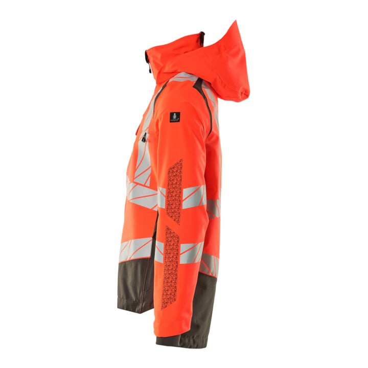 Mascot Hard Shell Jacke 3XL hi-vis rot/dunkelanthrazit leicht gefüttert