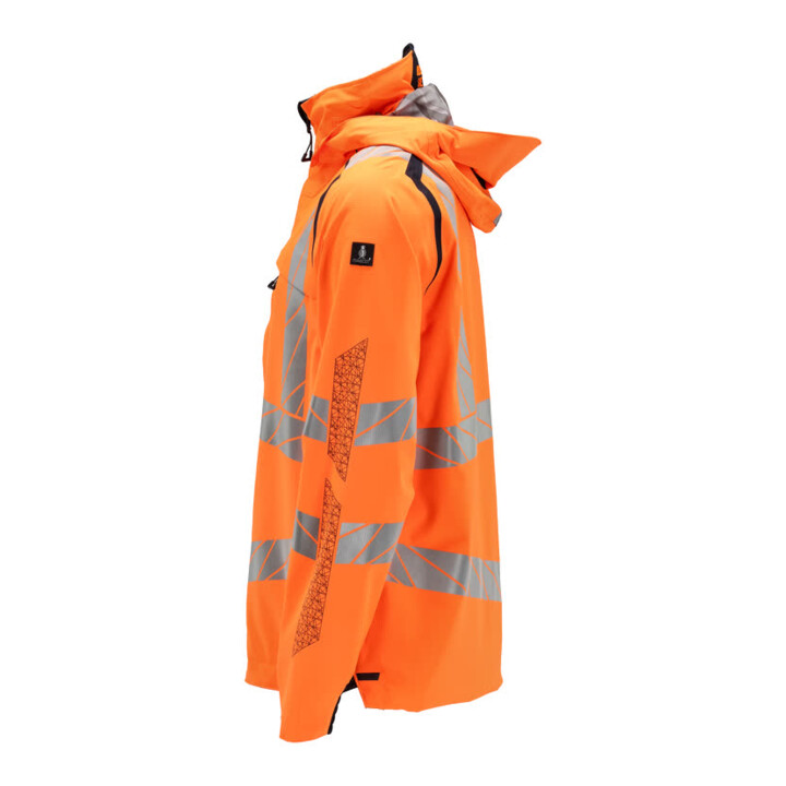 Mascot Hard Shell Jacke 4XL hi-vis orange/schwarzblau leicht gefüttert
