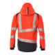 Mascot Hard Shell Jacke 4XL Hi-vis rot/schwarzblau leicht gefüttert